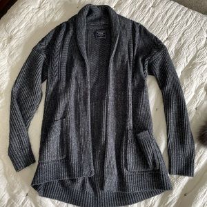 y2k abercrombie cowl neck cardigan